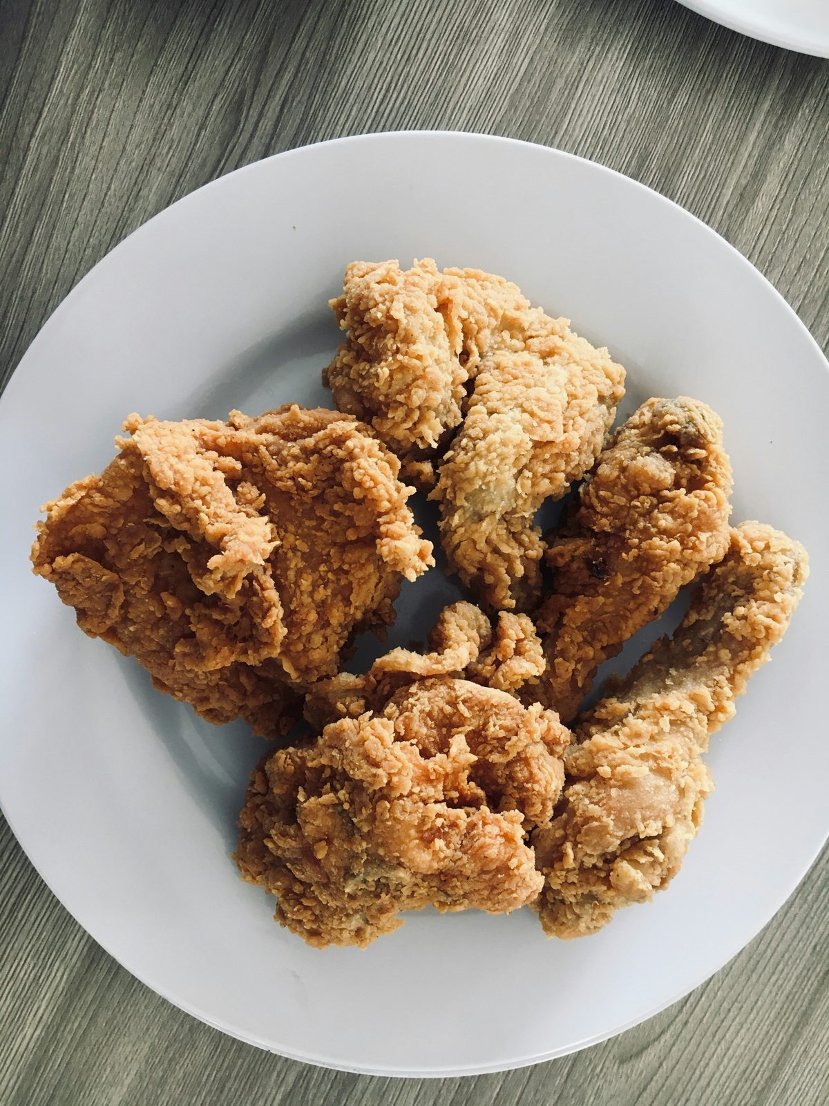 Crispy fried chicken